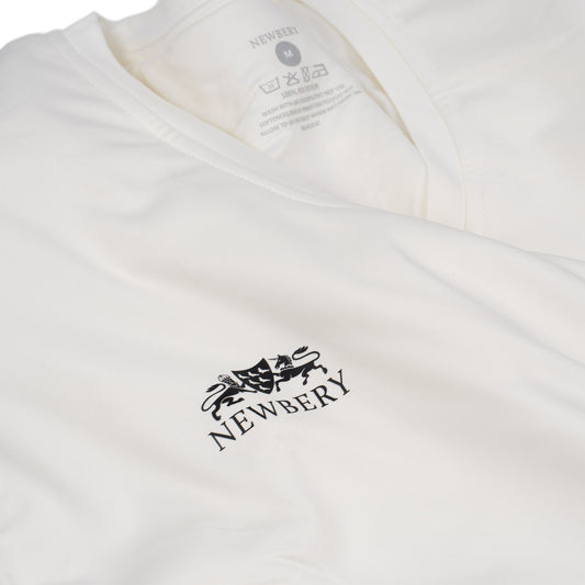 Newbery Long Sleeve Cricket Jumper (White)