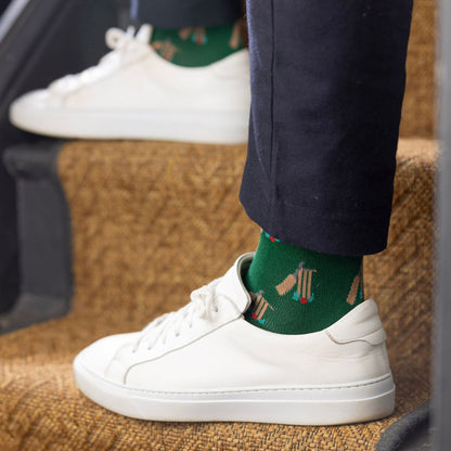 Swole Panda Cricket Bamboo Socks (Comfort Cuff)