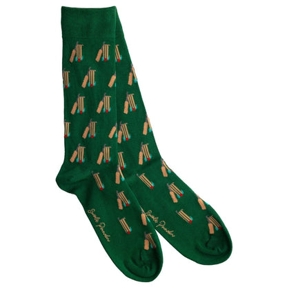 Swole Panda Cricket Bamboo Socks (Comfort Cuff)