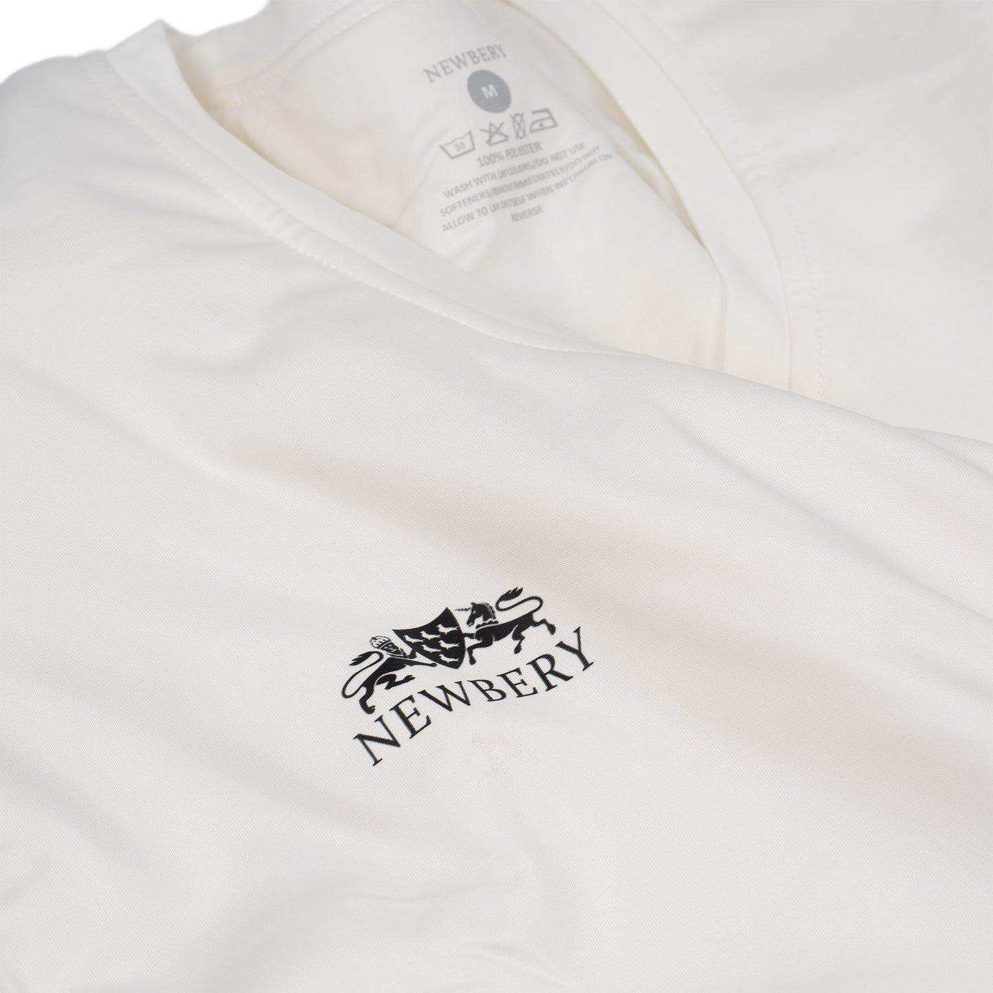 Newbery Long Sleeve Cricket Jumper (White)