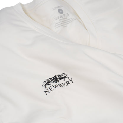 Newbery Long Sleeve Cricket Jumper (White)