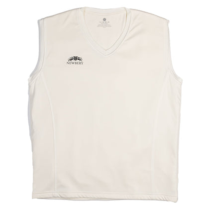Newbery Sleeveless Cricket Jumper (White)